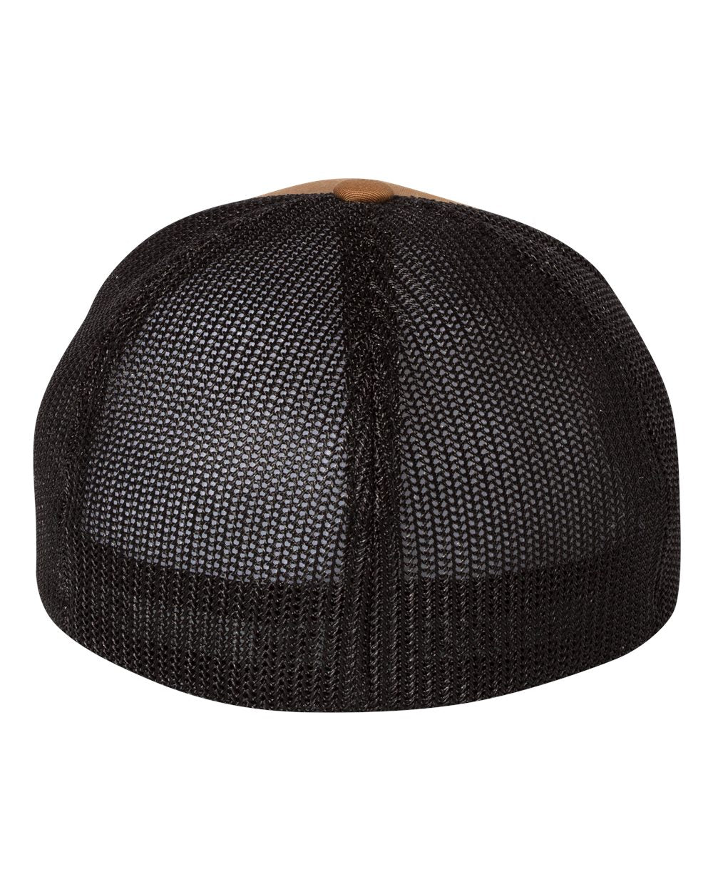 caramel and black hat