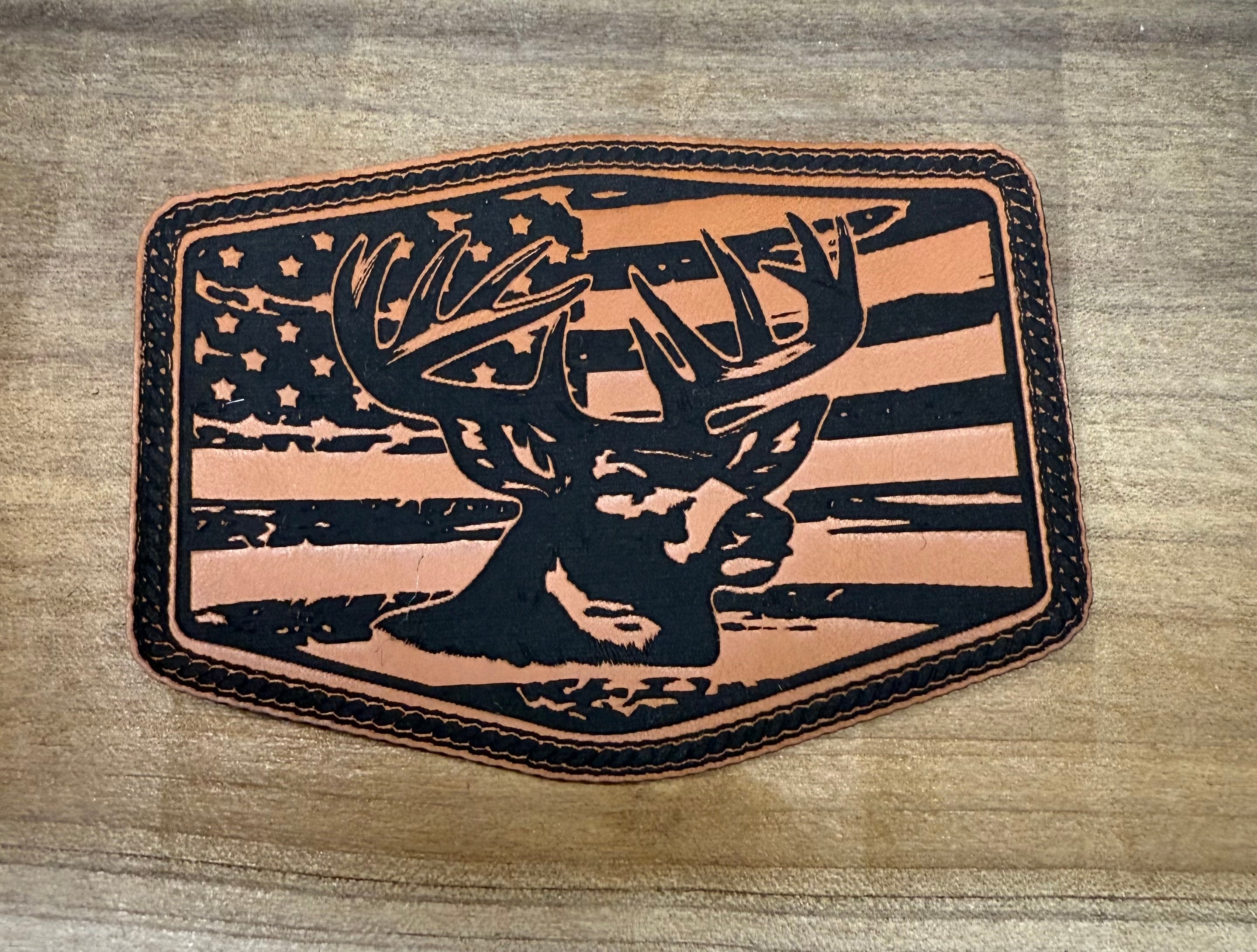 Deer with Flag Patch