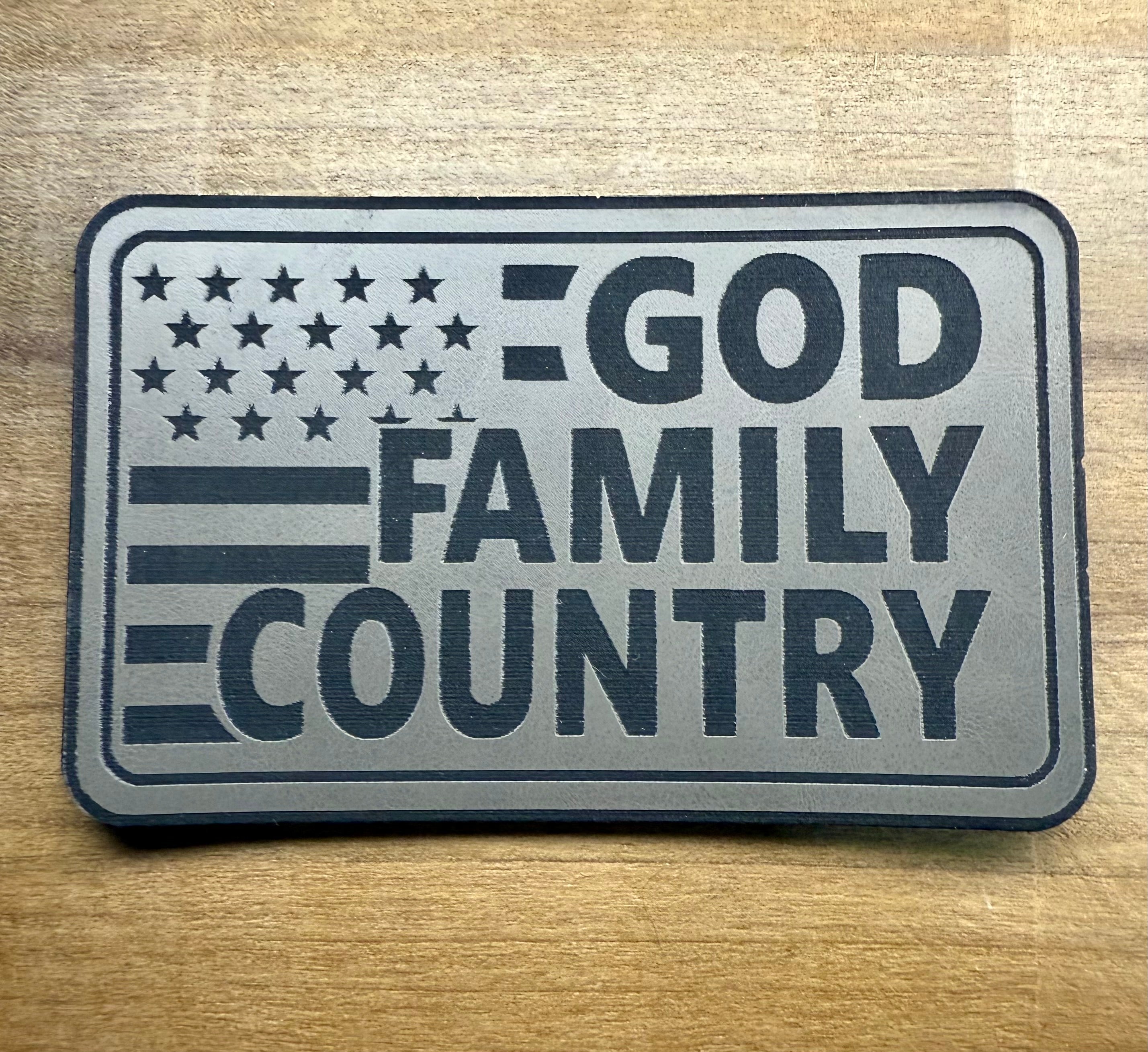 God Family Country Patch