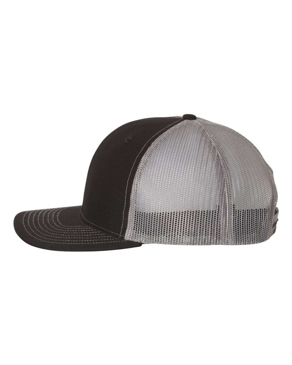 black and charcoal hat