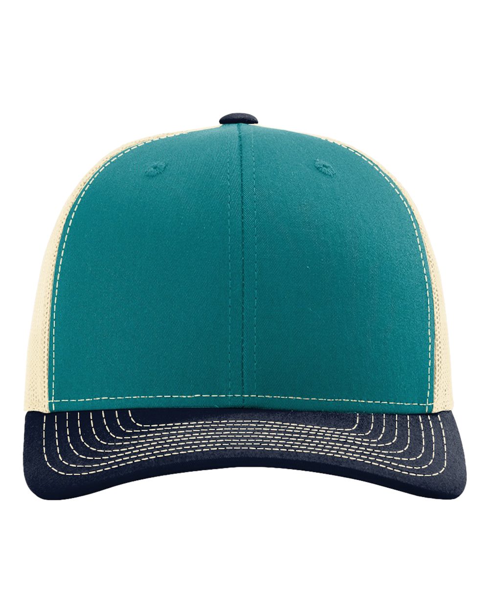 teal birch and navy hat