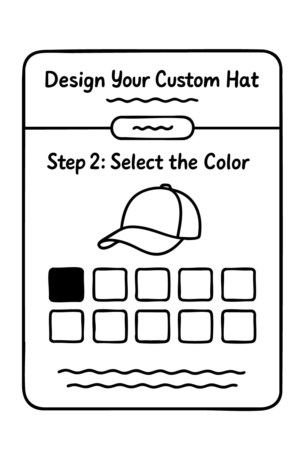 design hat step 2