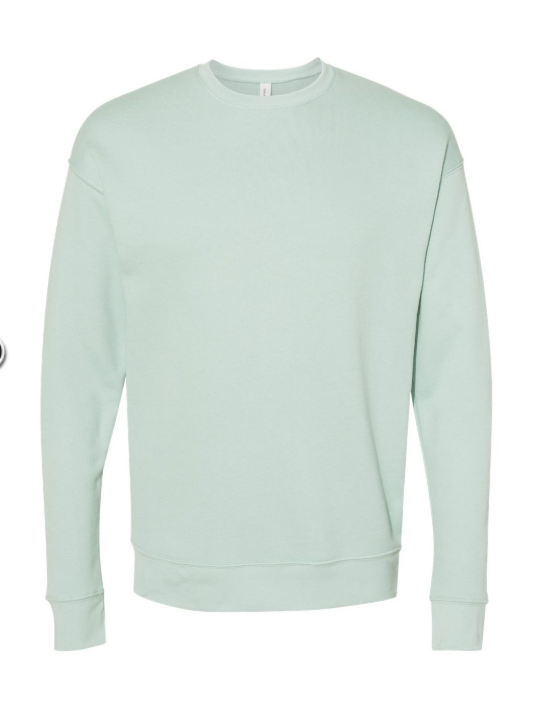 Bella+Canvas Unisex Drop Shoulder Fleece Sweatshirt in Dusty Blue